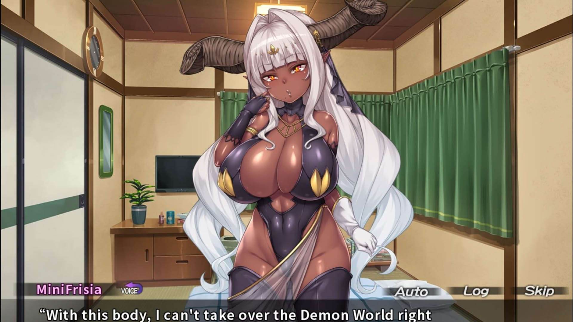 Screenshot for The Voluptuous Demon Queen and our Shoebox Apartment Life