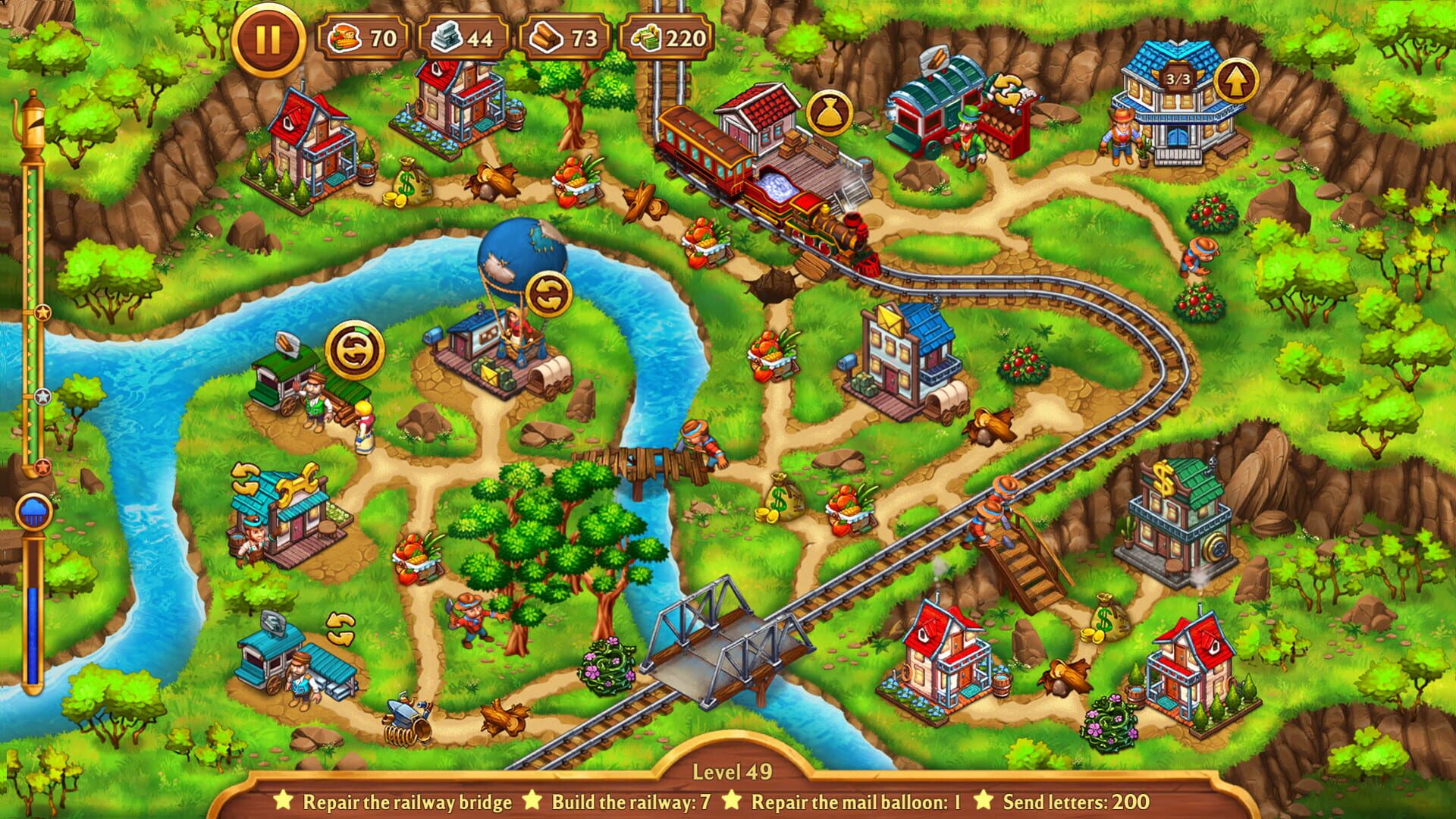 Screenshot for Golden Rails: Road to Klondike