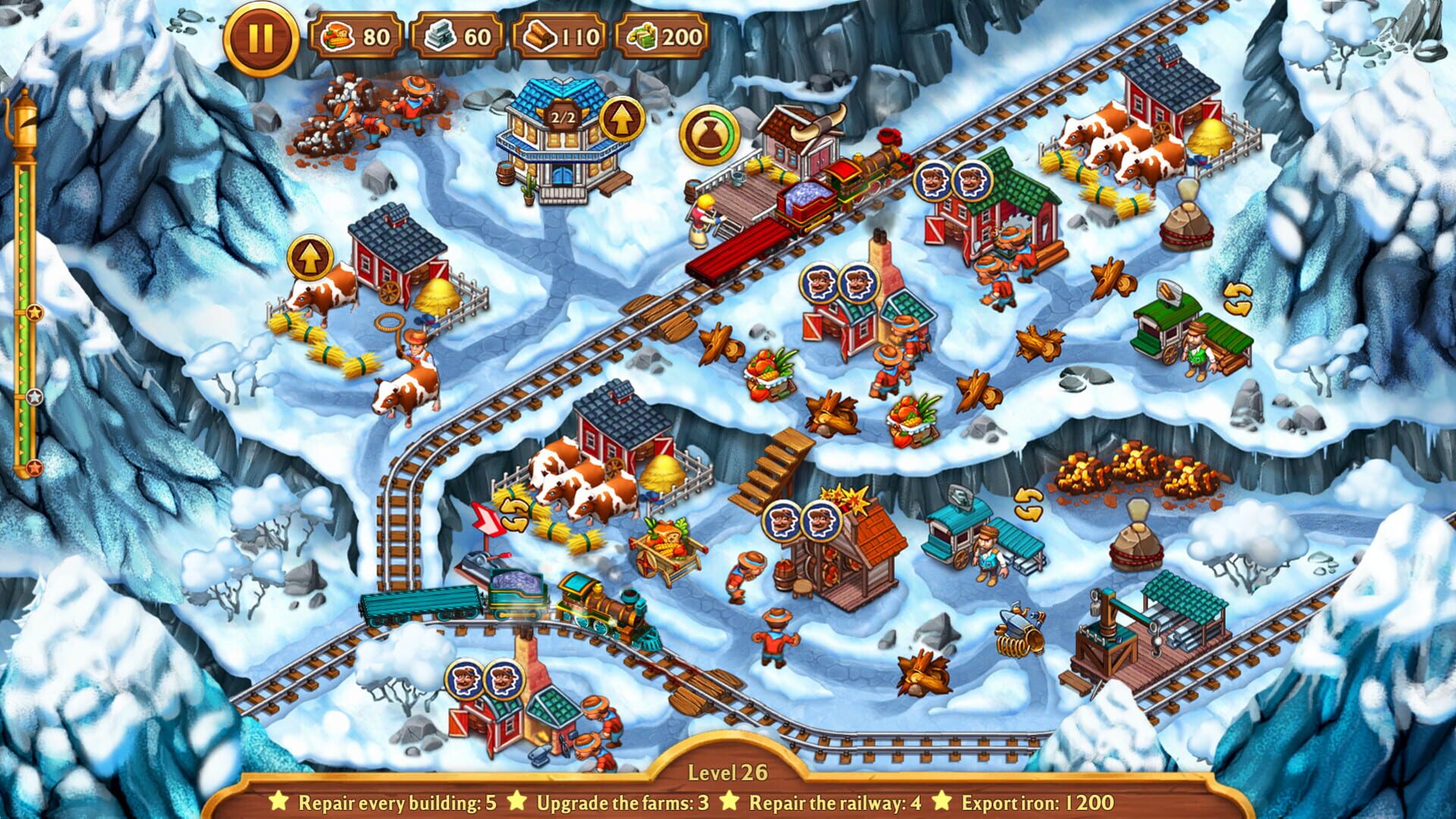 Screenshot for Golden Rails: Road to Klondike