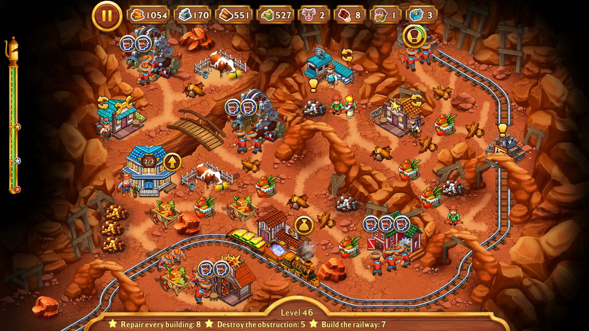 Screenshot for Golden Rails: Road to Klondike