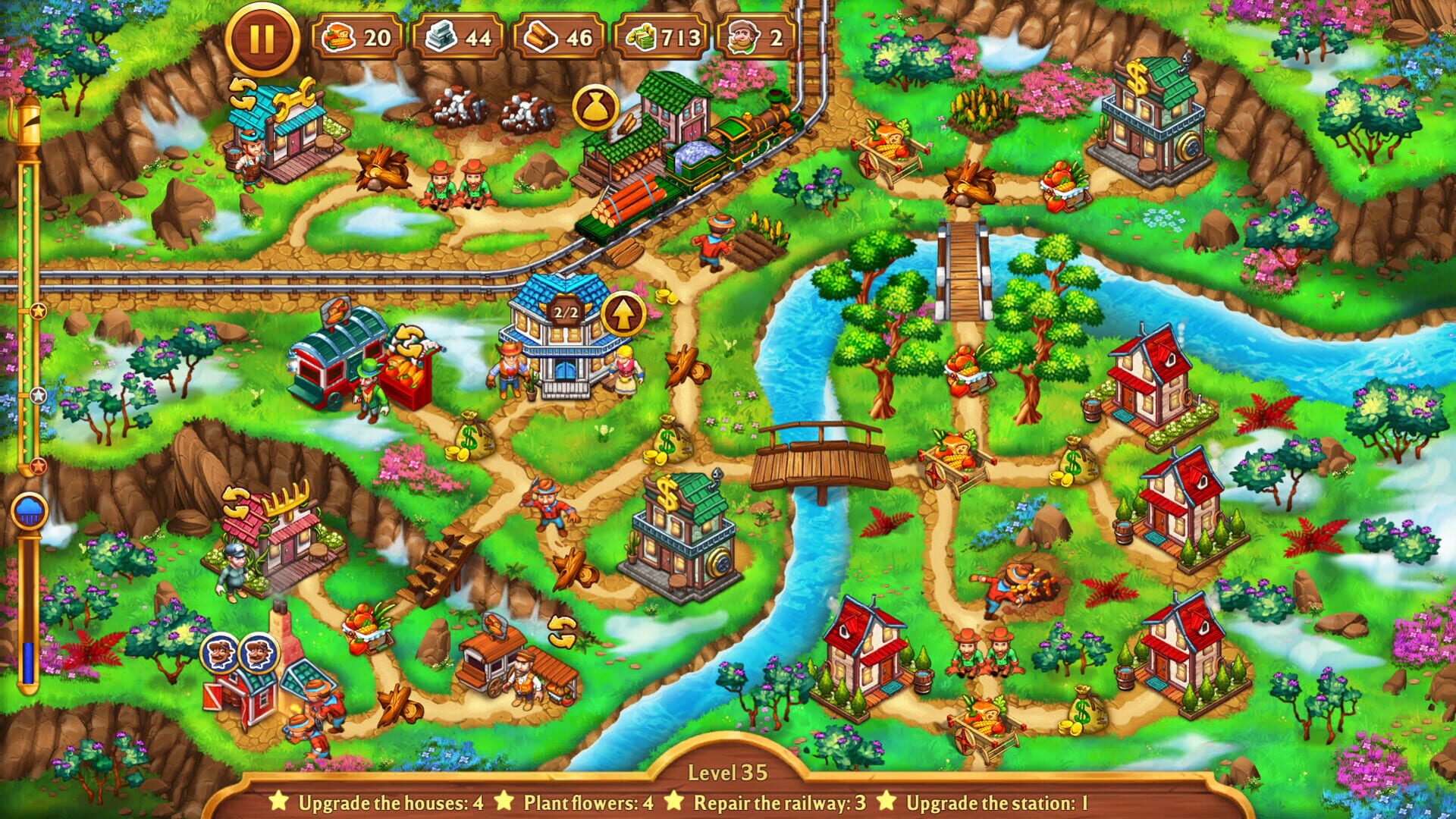 Screenshot for Golden Rails: Road to Klondike