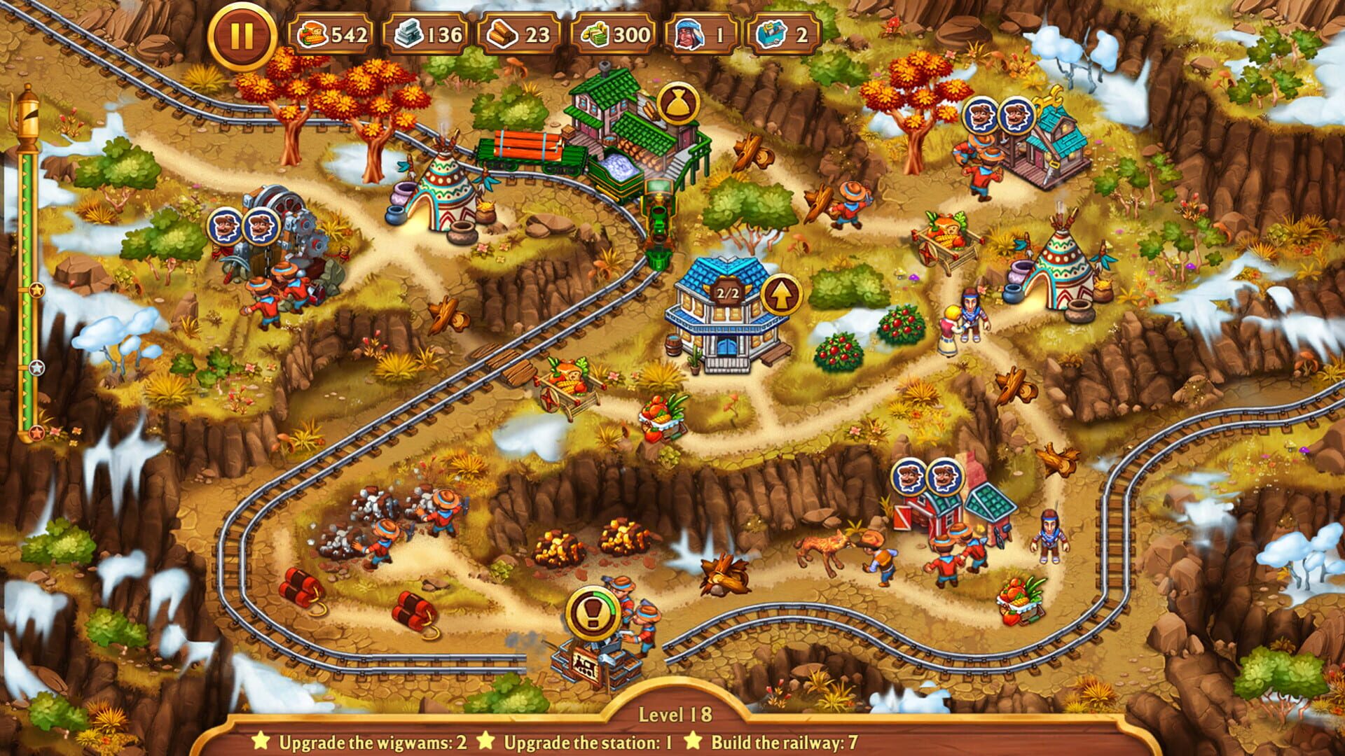 Screenshot for Golden Rails: Road to Klondike