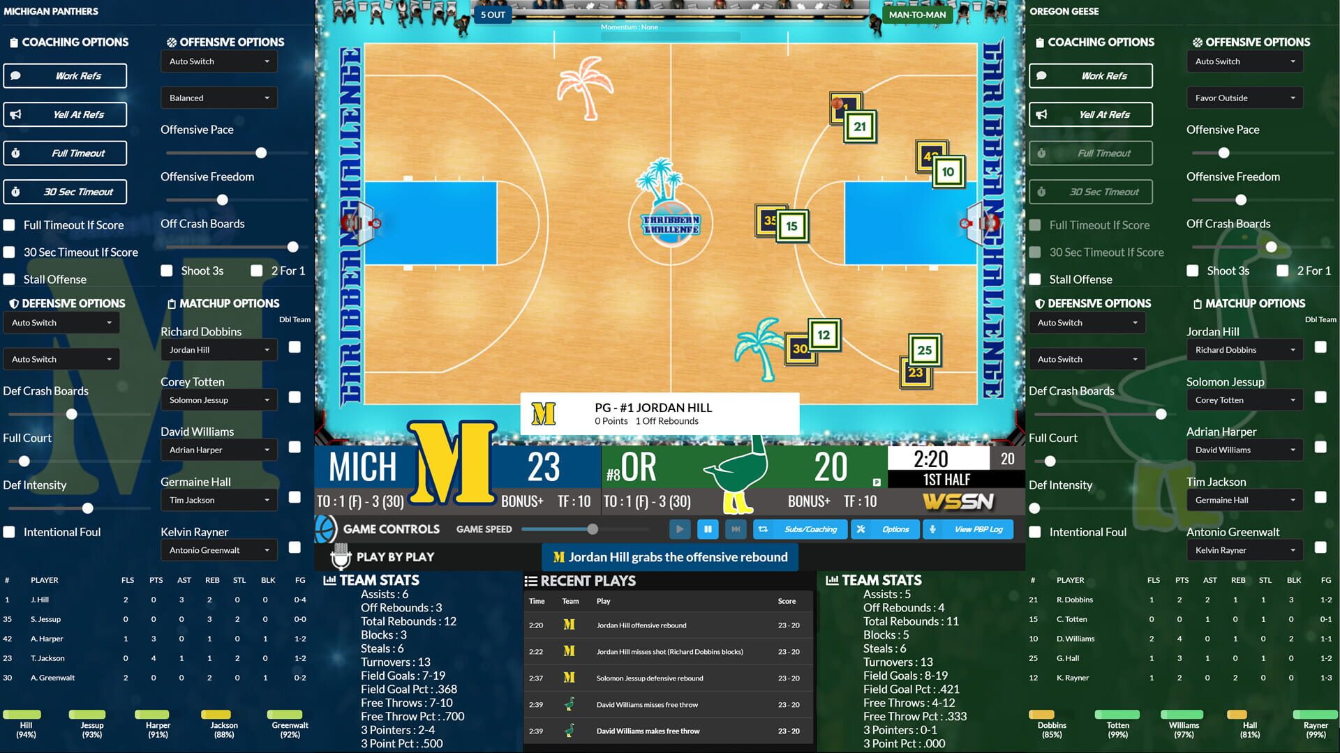Screenshot for Draft Day Sports: College Basketball 2022