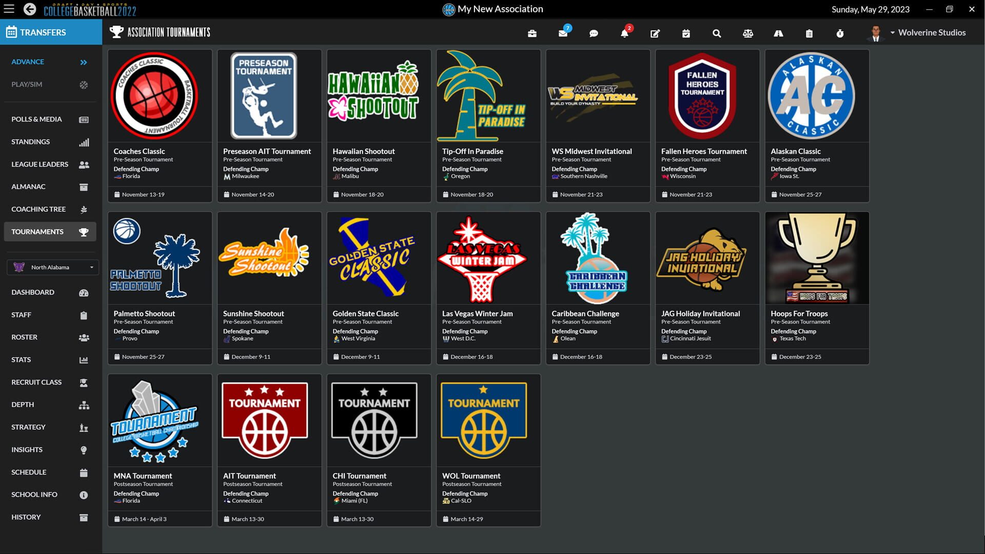 Screenshot for Draft Day Sports: College Basketball 2022