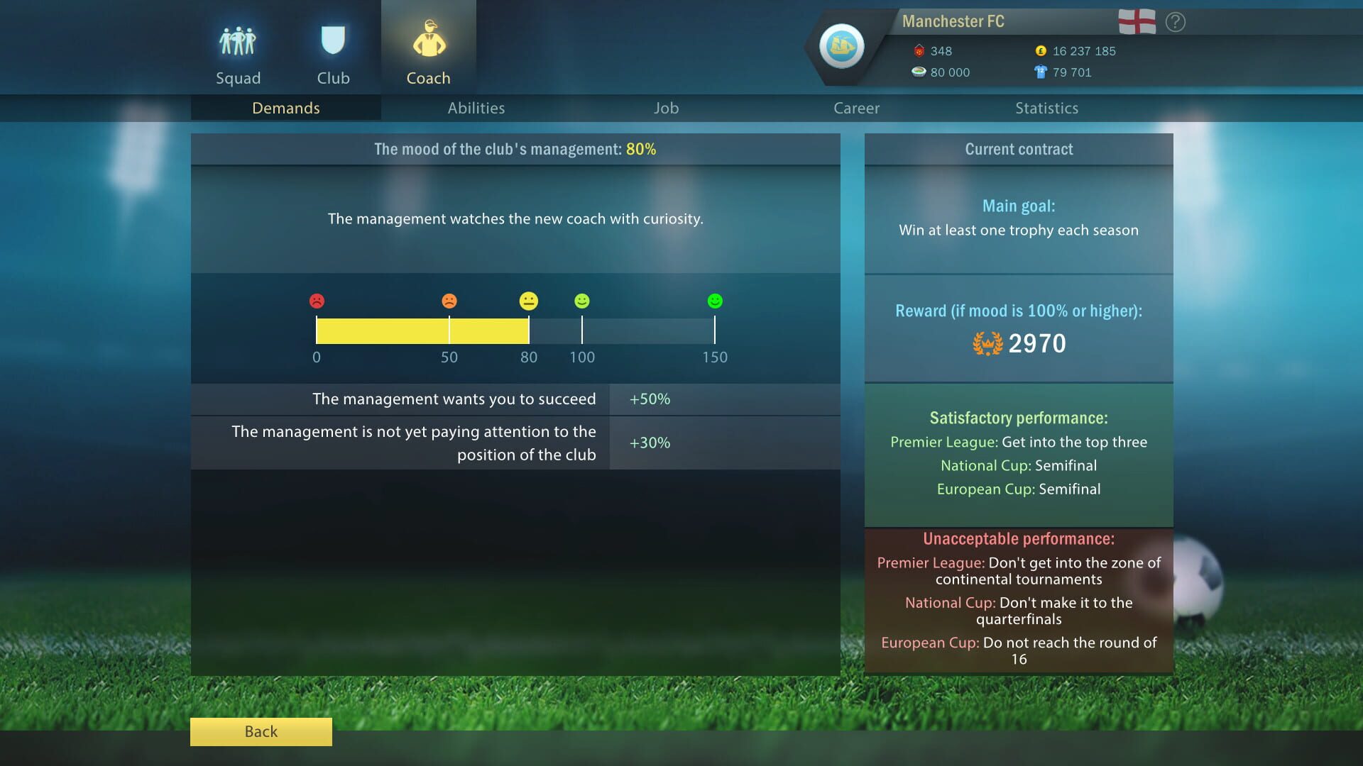 Screenshot for Football, Tactics & Glory: Manager's Journey