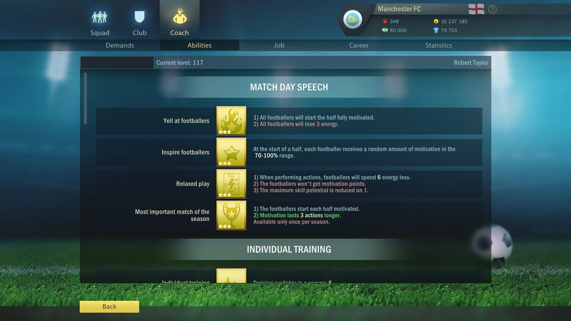 Screenshot for Football, Tactics & Glory: Manager's Journey