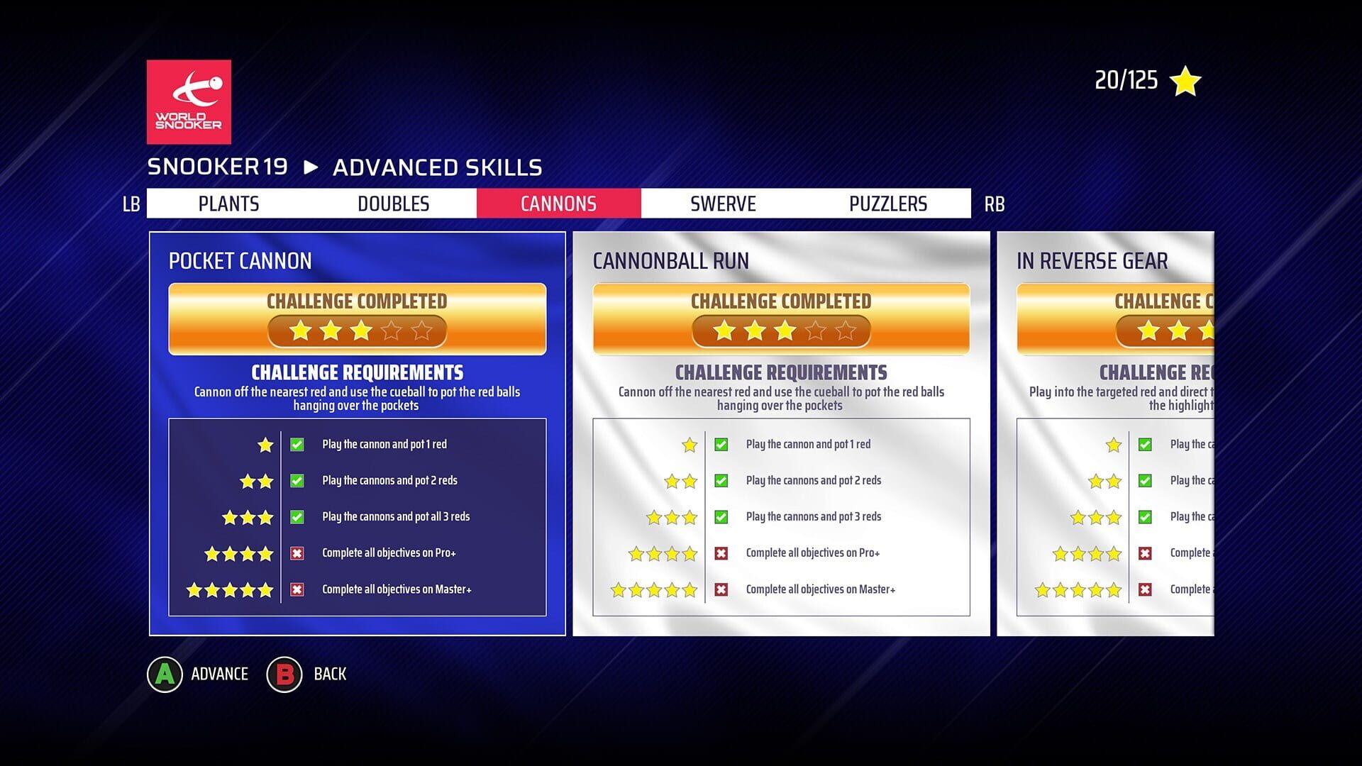 Screenshot for Snooker 19