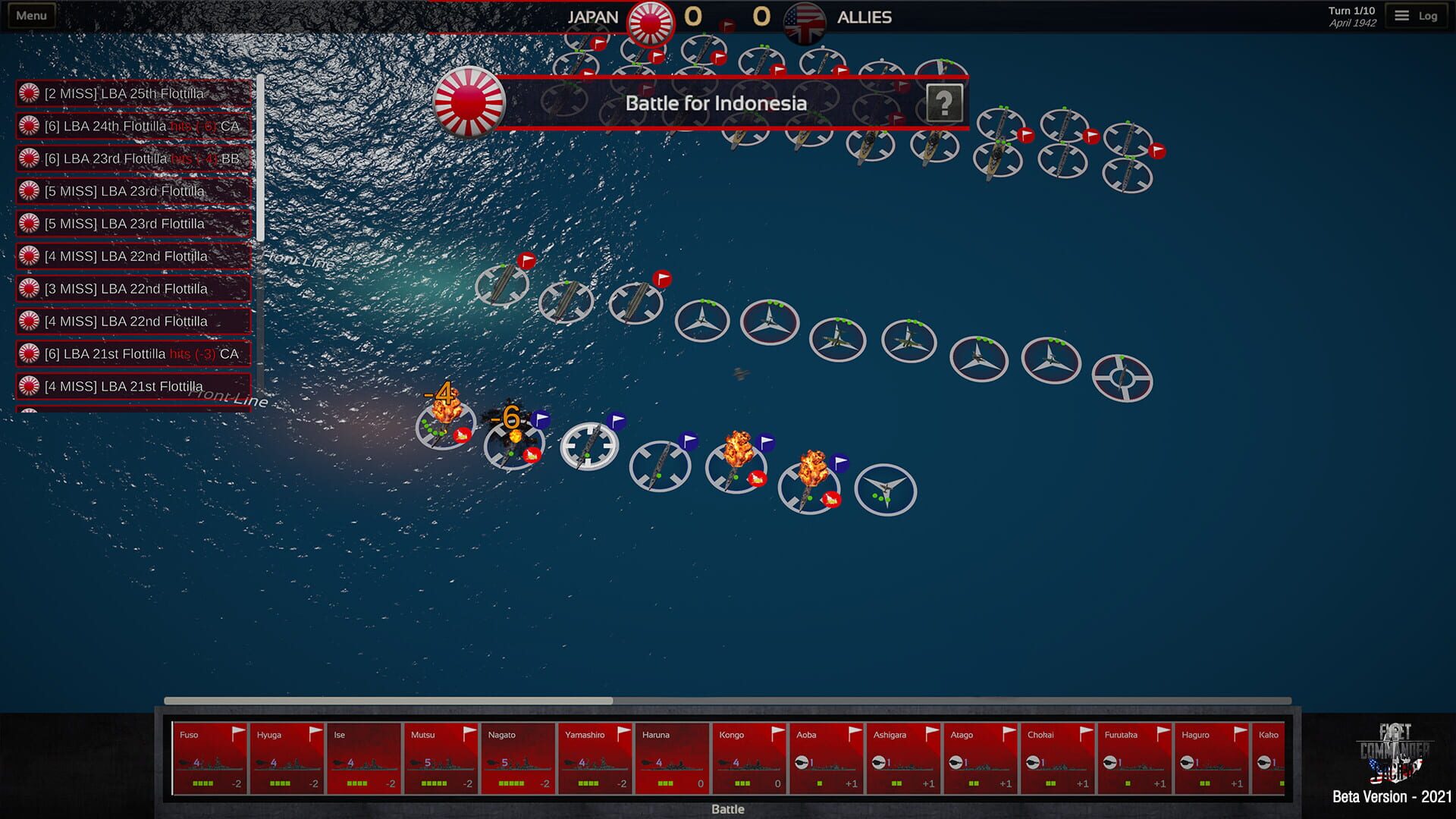 Screenshot for Fleet Commander: Pacific
