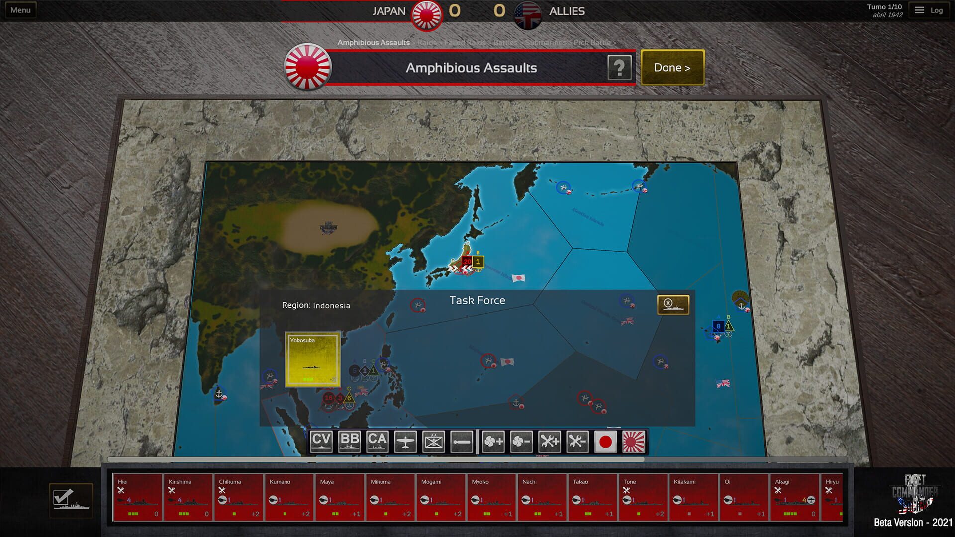 Screenshot for Fleet Commander: Pacific