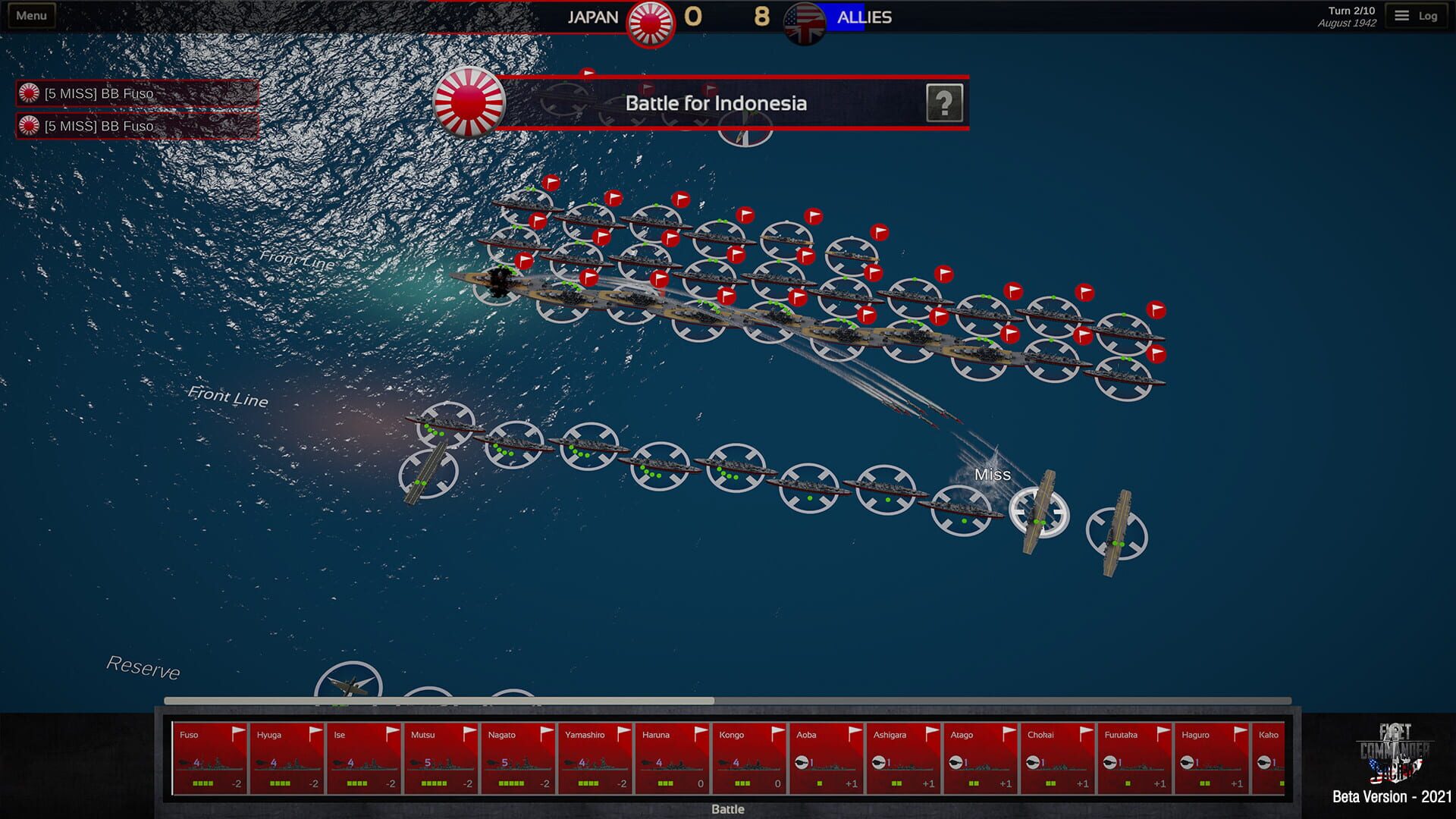 Screenshot for Fleet Commander: Pacific