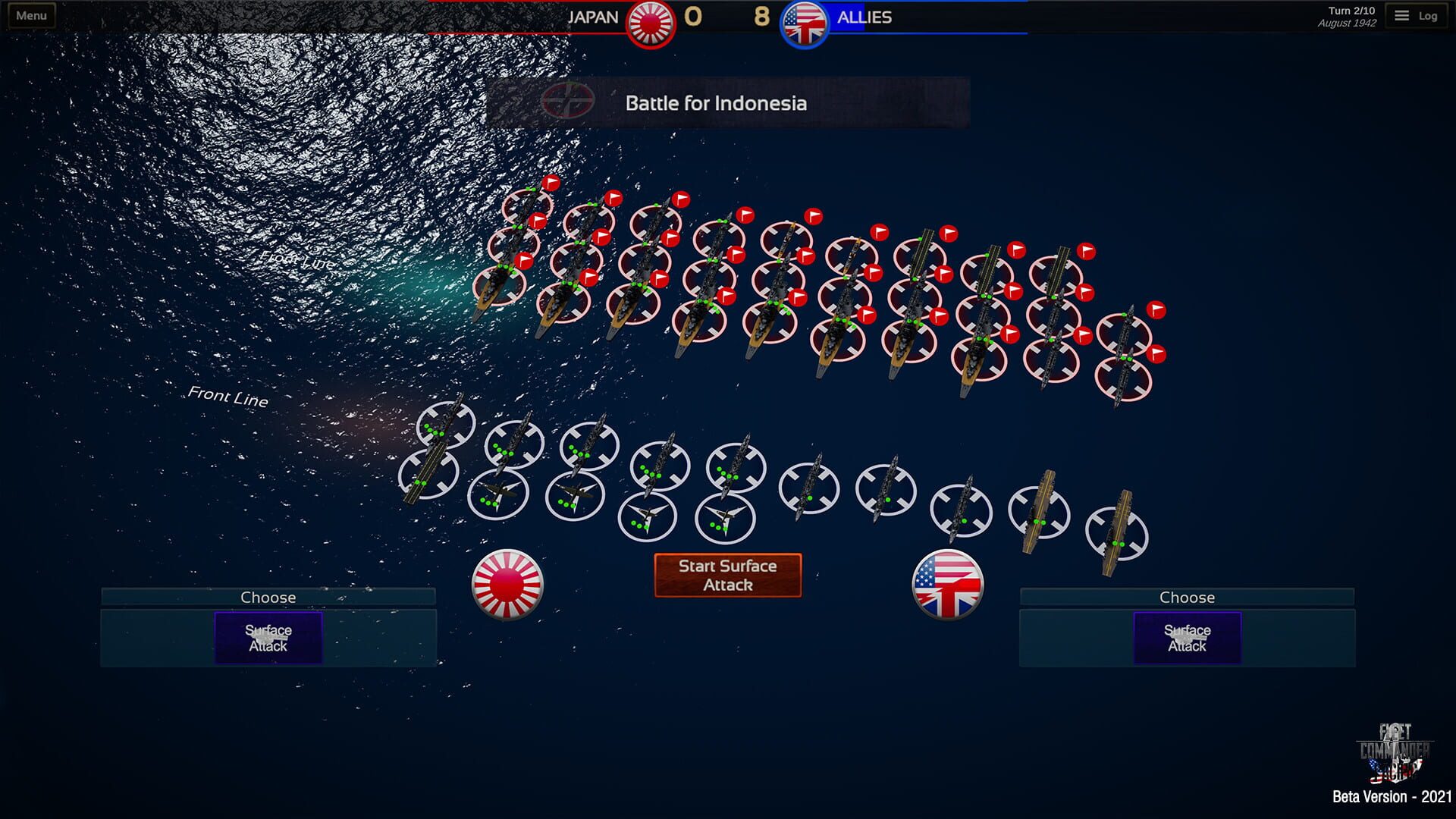 Screenshot for Fleet Commander: Pacific