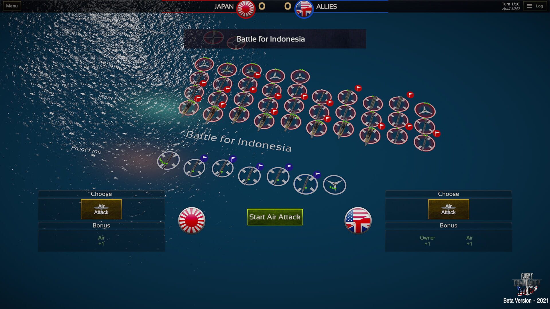 Screenshot for Fleet Commander: Pacific