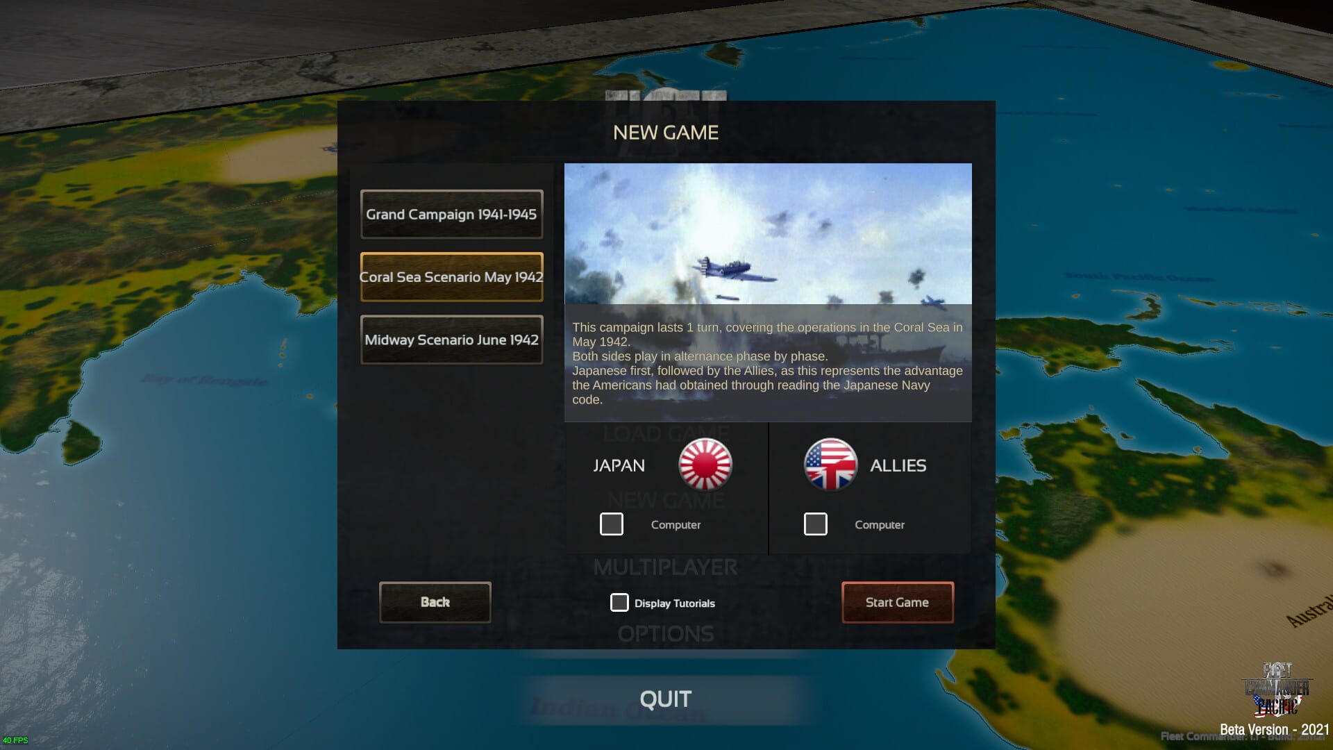 Screenshot for Fleet Commander: Pacific