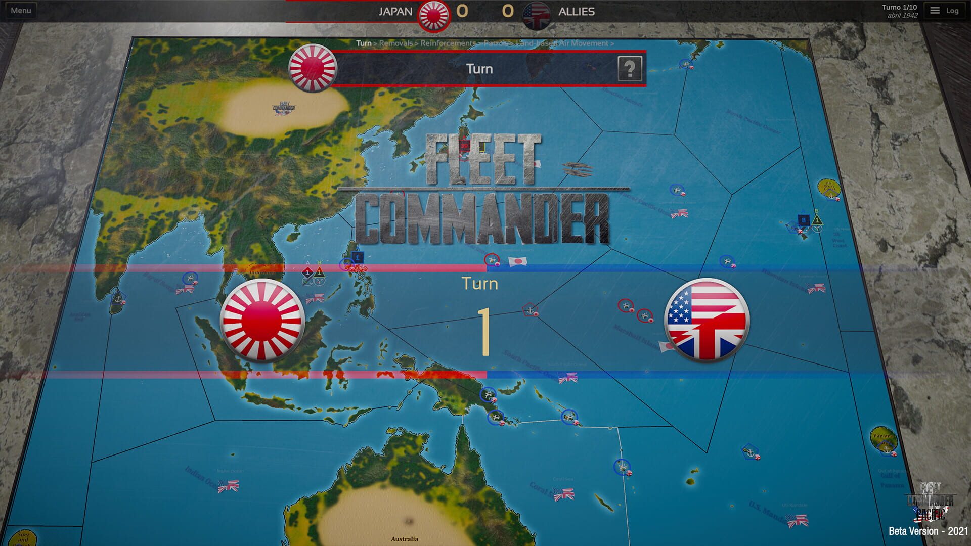 Screenshot for Fleet Commander: Pacific