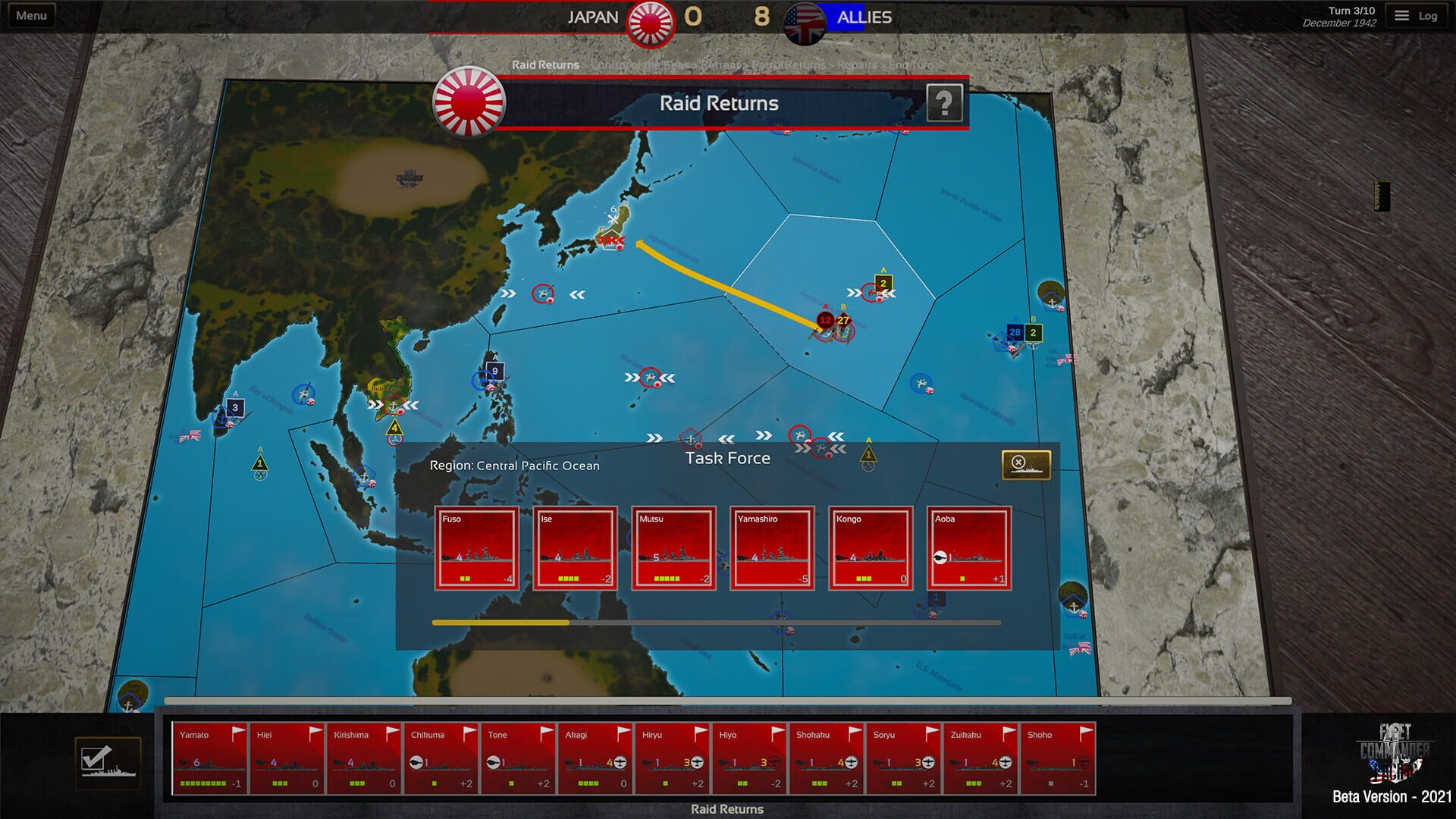 Screenshot for Fleet Commander: Pacific