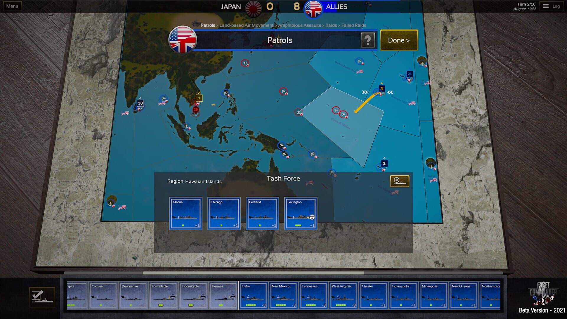 Screenshot for Fleet Commander: Pacific