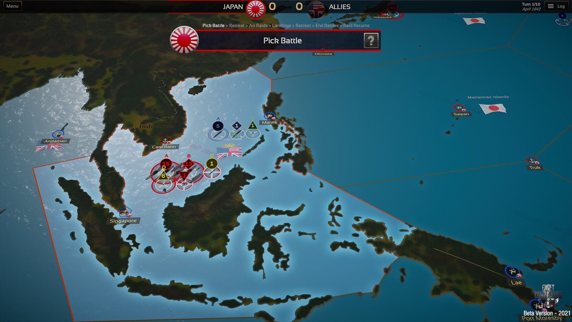 Screenshot for Fleet Commander: Pacific