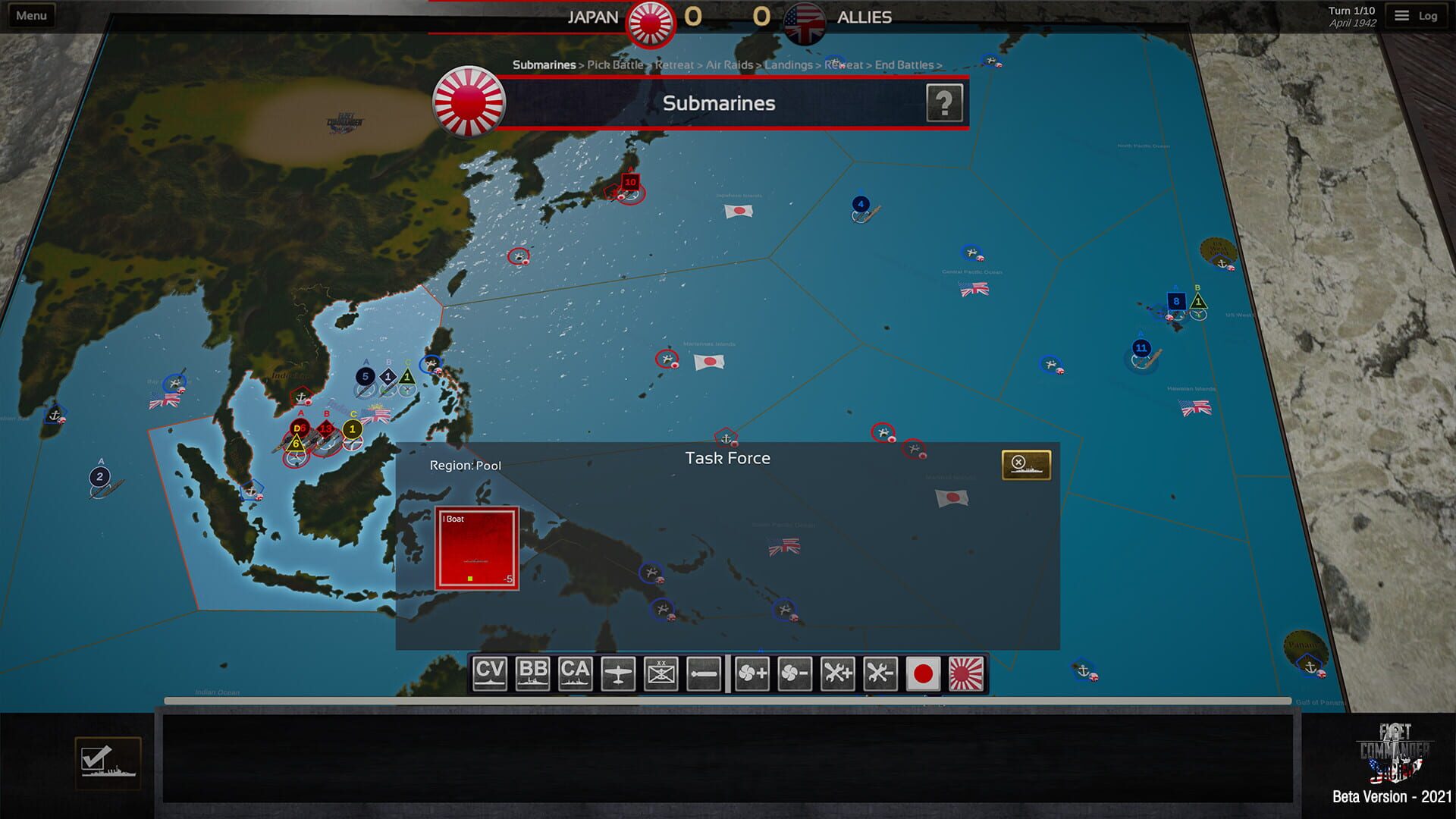 Screenshot for Fleet Commander: Pacific