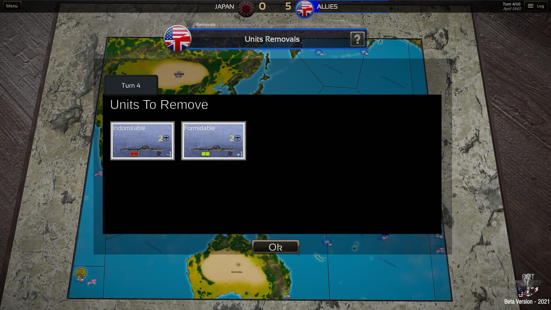 Screenshot for Fleet Commander: Pacific
