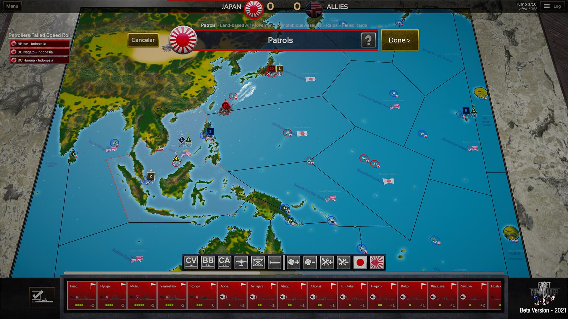 Screenshot for Fleet Commander: Pacific