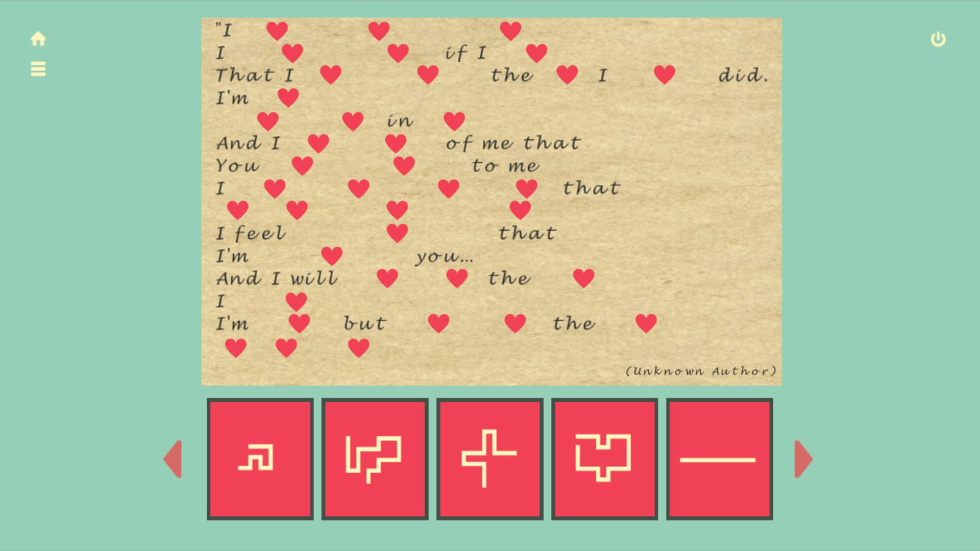 Screenshot for One Line: Letters and Codes