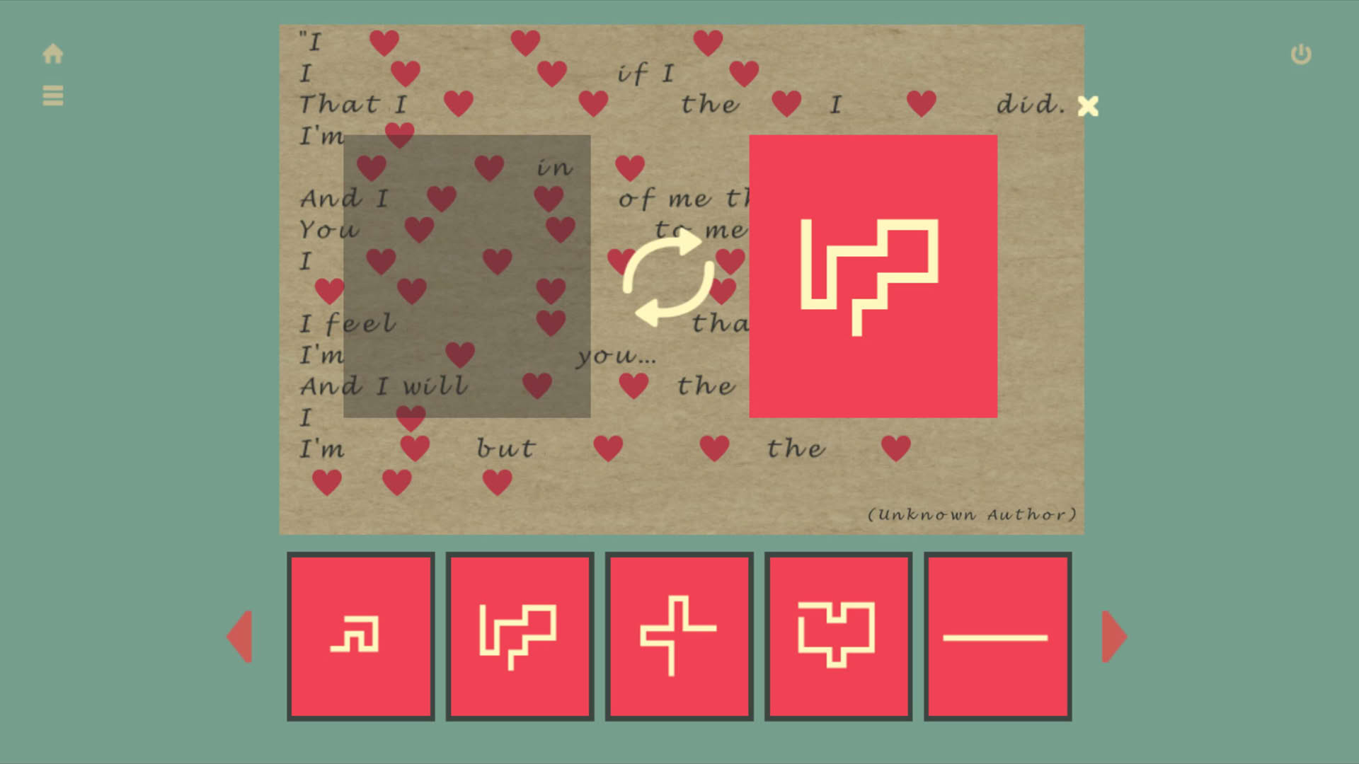 Screenshot for One Line: Letters and Codes