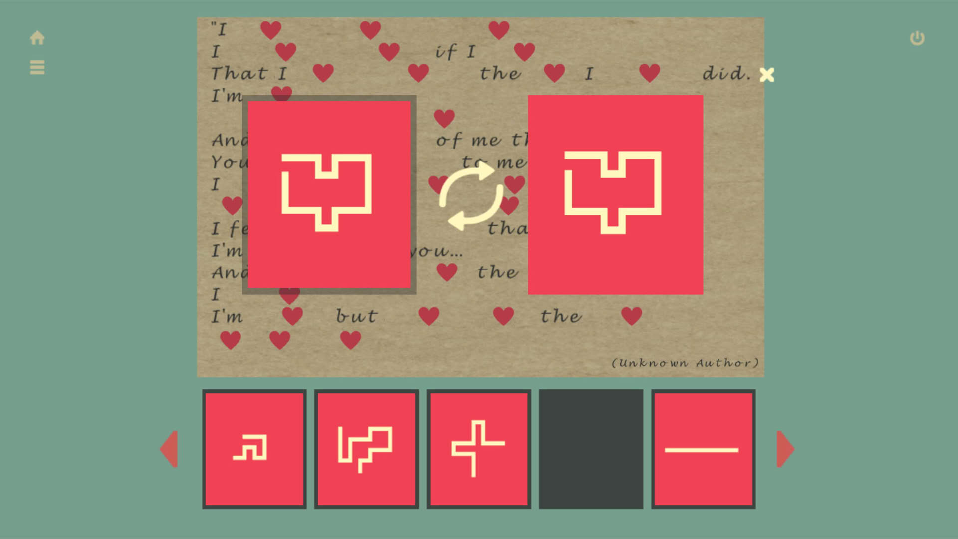 Screenshot for One Line: Letters and Codes