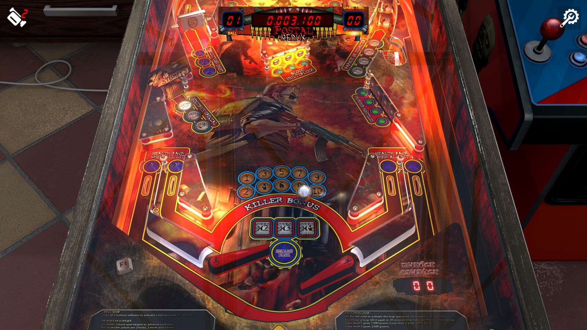 Screenshot for Zaccaria Pinball: Postal Redux Pinball Pack