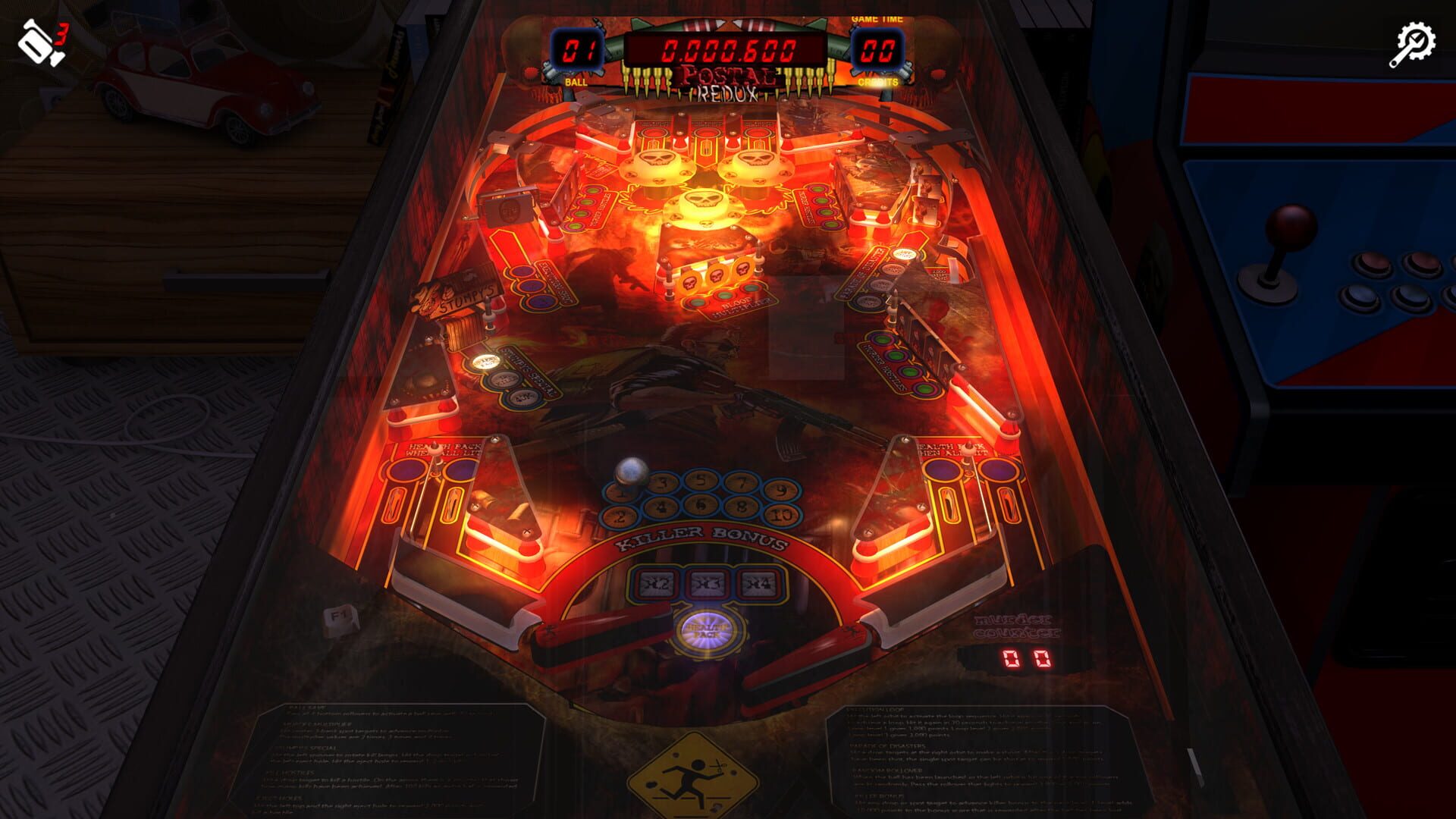 Screenshot for Zaccaria Pinball: Postal Redux Pinball Pack