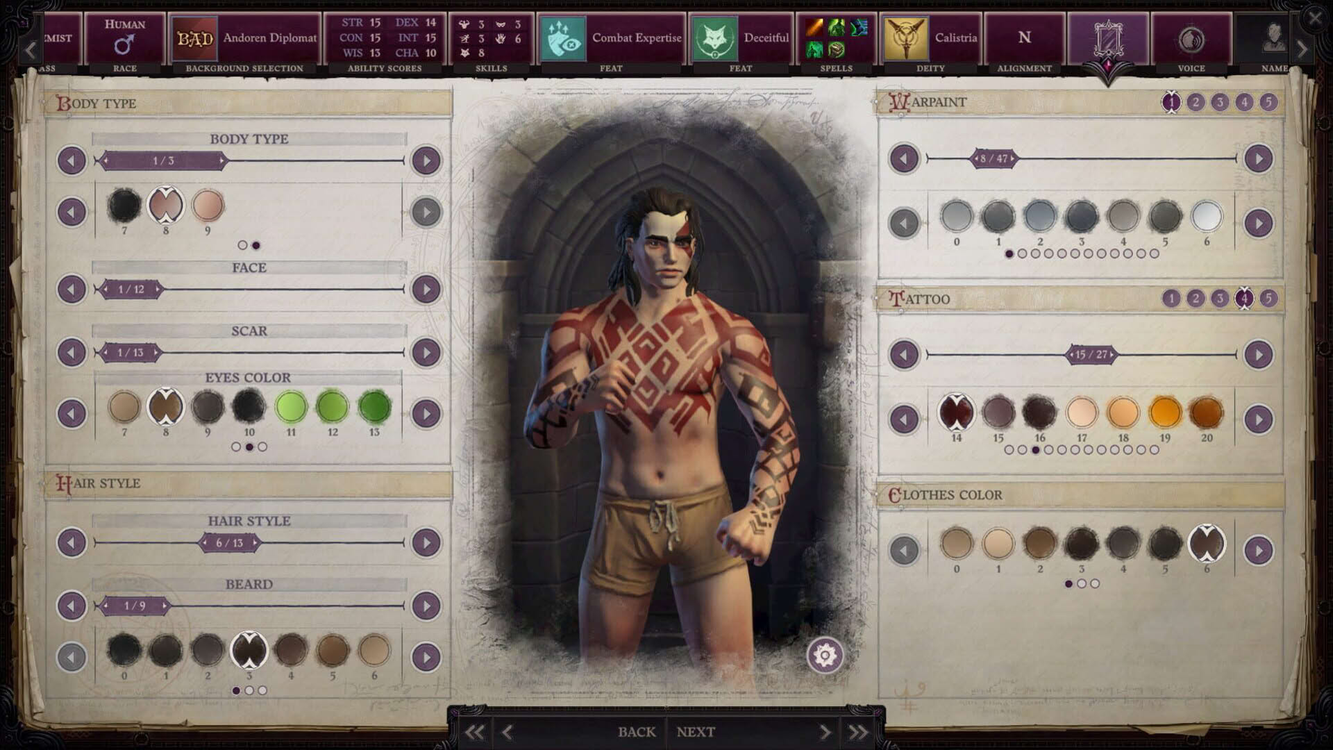 Screenshot for Pathfinder: Wrath of the Righteous - Paint of War