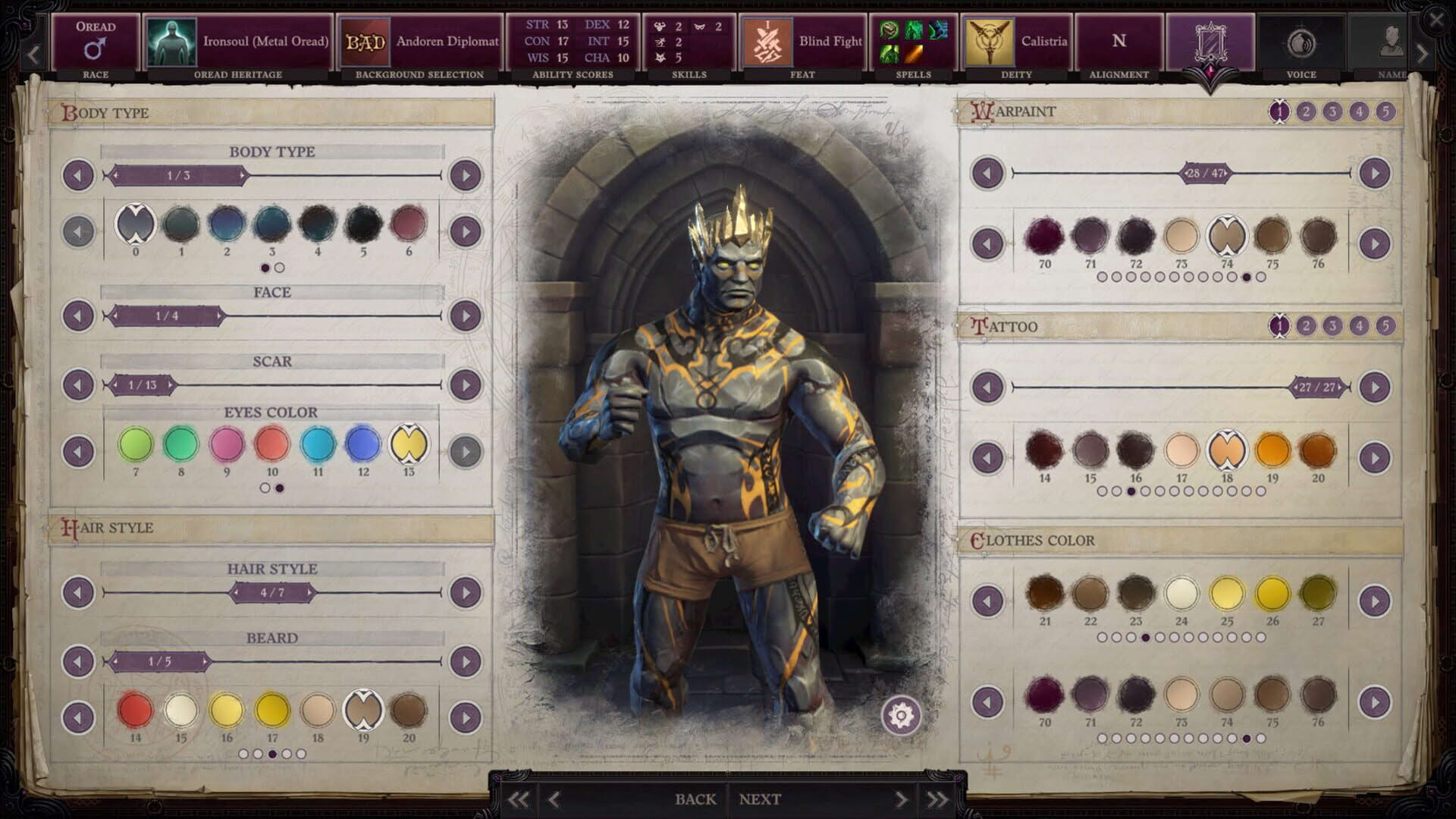 Screenshot for Pathfinder: Wrath of the Righteous - Paint of War