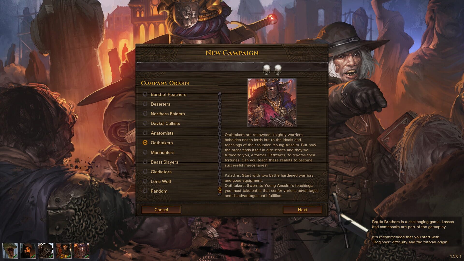 Screenshot for Battle Brothers: Of Flesh and Faith