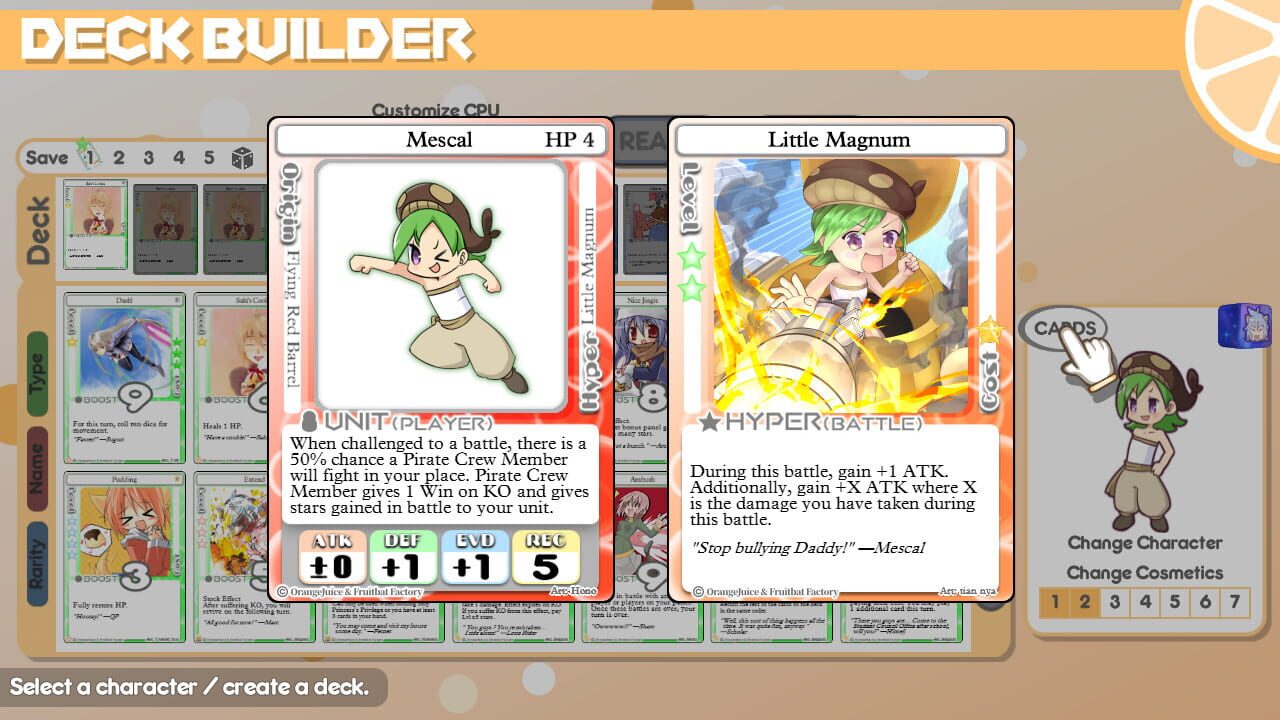 Screenshot for 100% Orange Juice: Malt & Mescal Character Pack