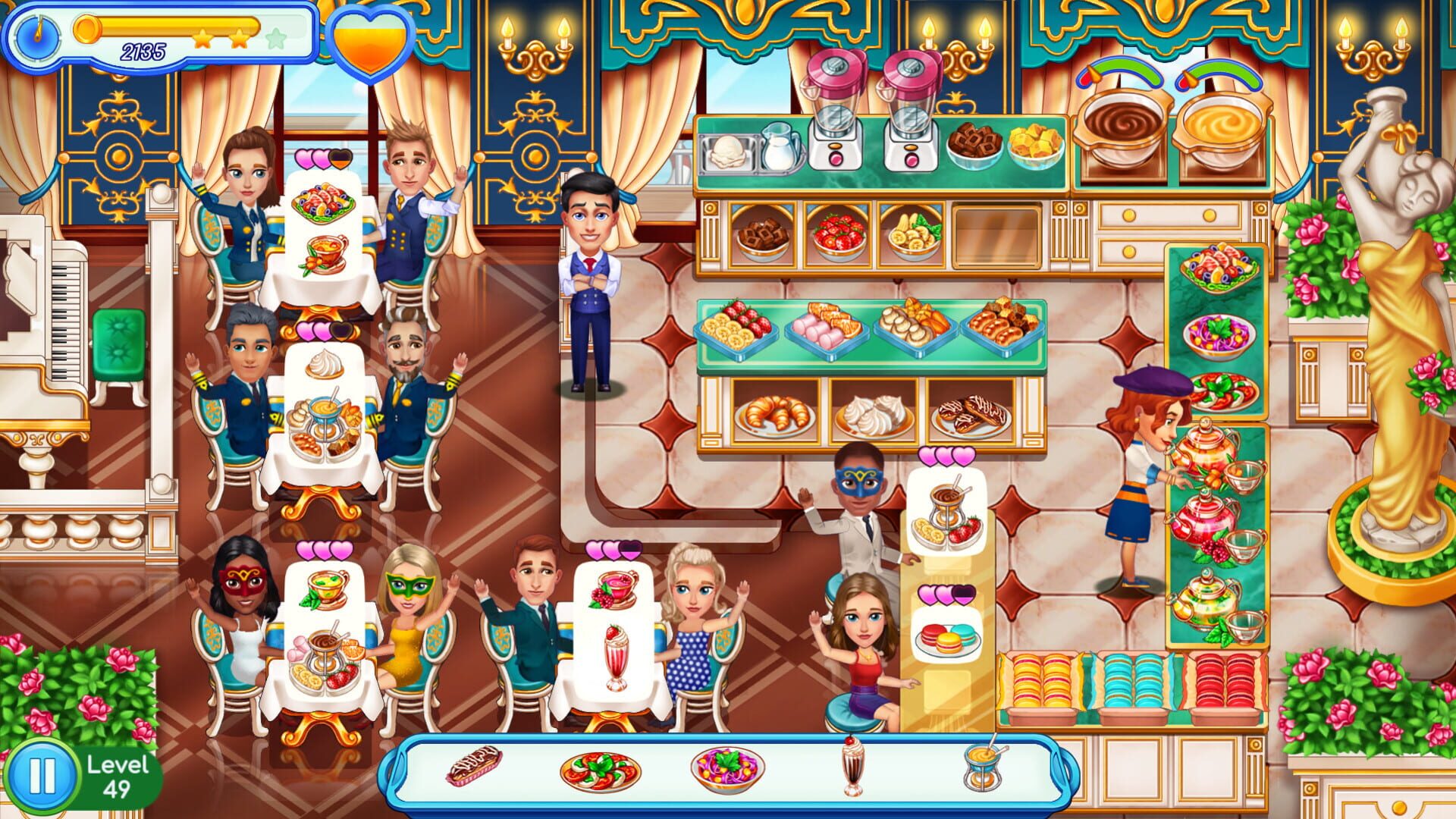 Screenshot for Claire's Cruisin' Cafe: High Seas Cuisine