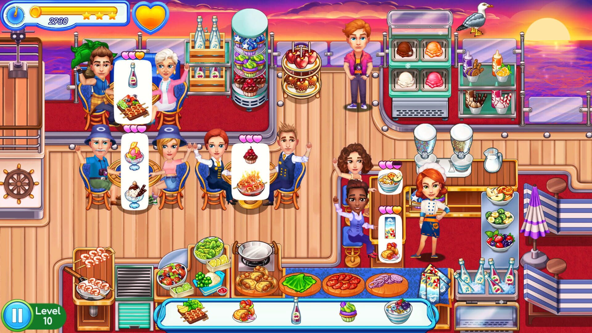 Screenshot for Claire's Cruisin' Cafe: High Seas Cuisine