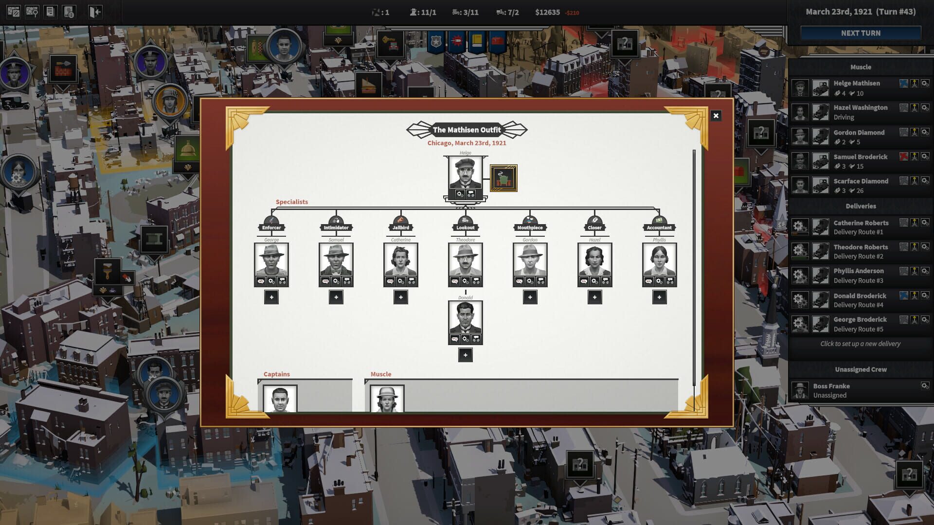 Screenshot for City of Gangsters: Criminal Record