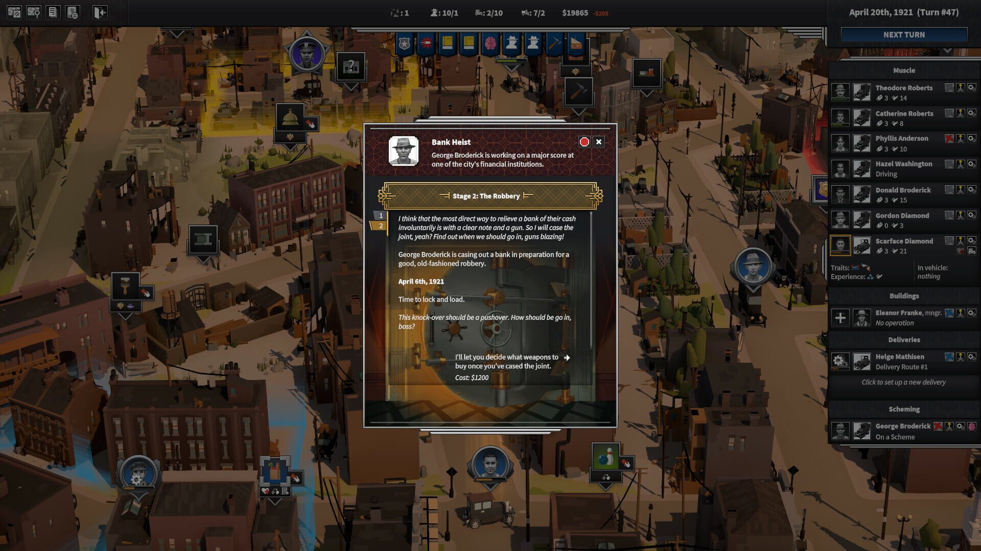 Screenshot for City of Gangsters: Criminal Record