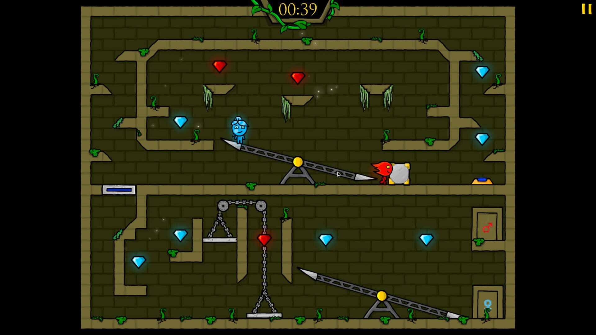 Screenshot for Fireboy & Watergirl in the Forest Temple