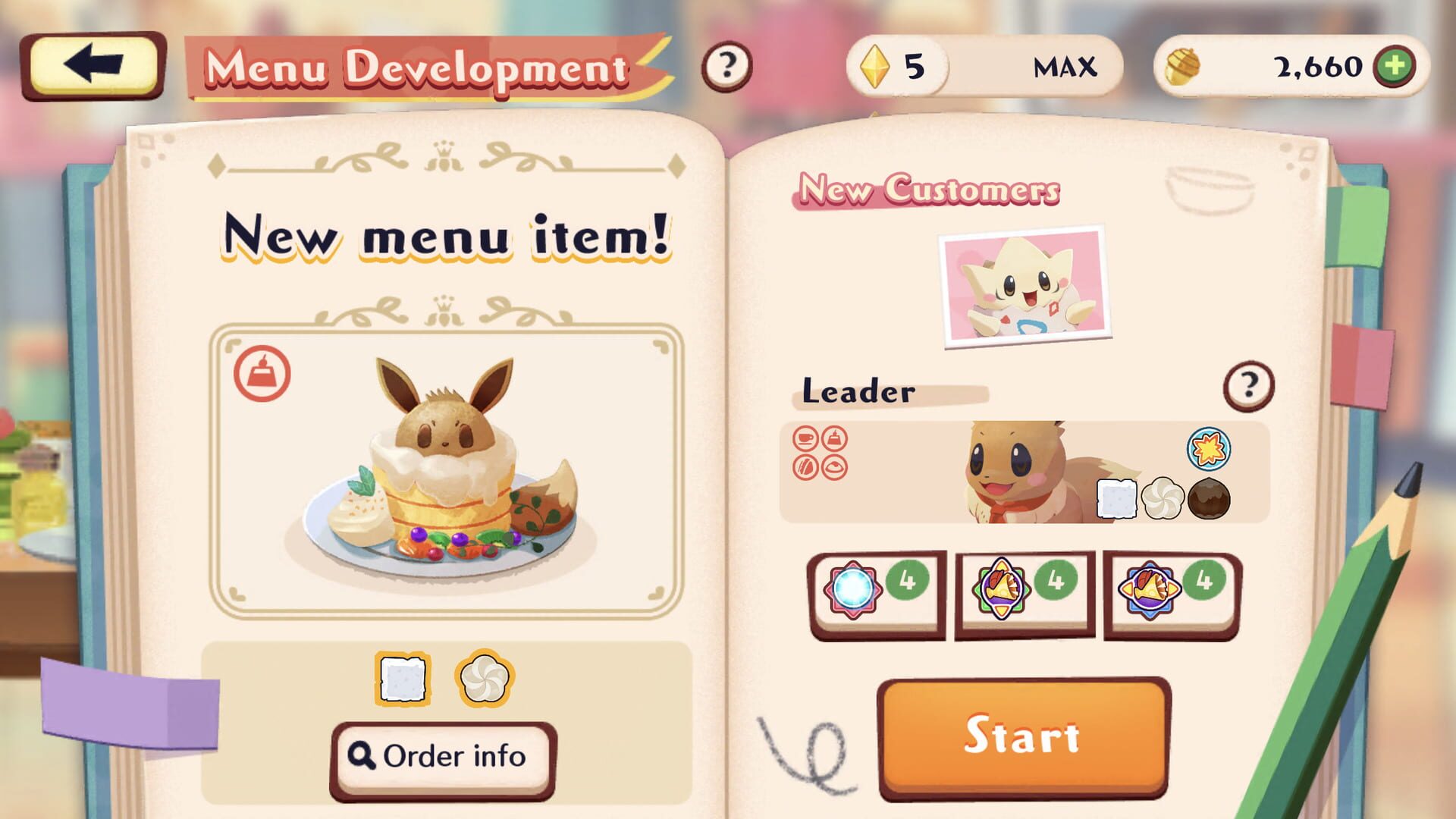 Screenshot for Pokémon Café ReMix