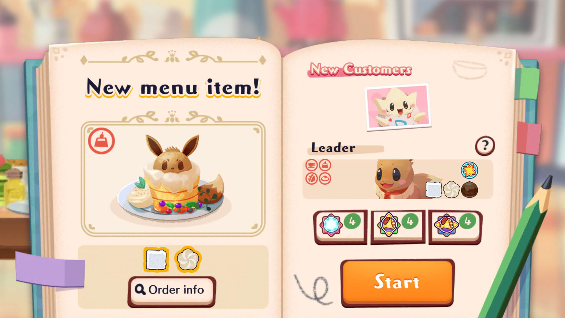Screenshot for Pokémon Café ReMix