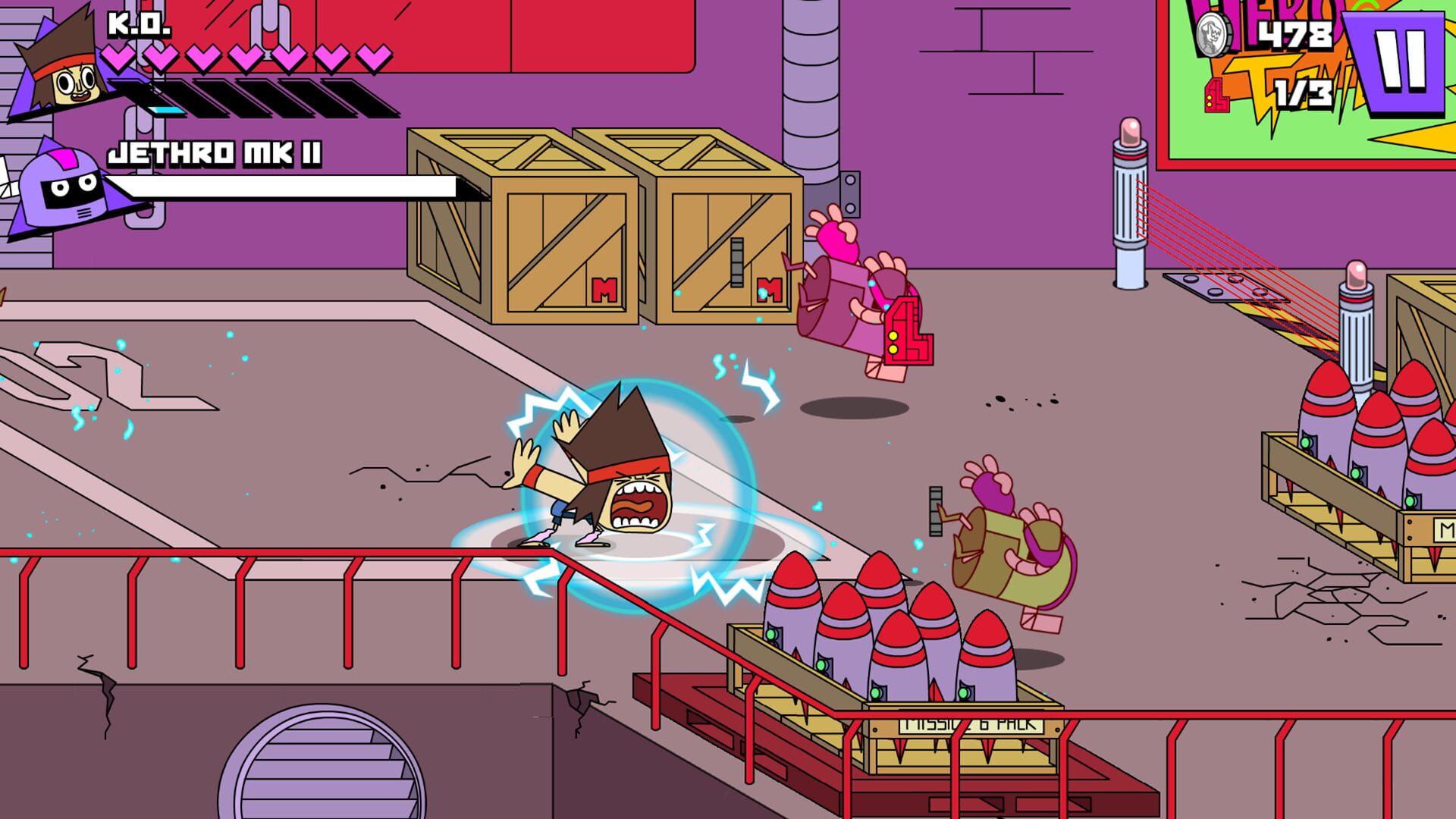 Screenshot for OK K.O.!: Lakewood Plaza - Turbo