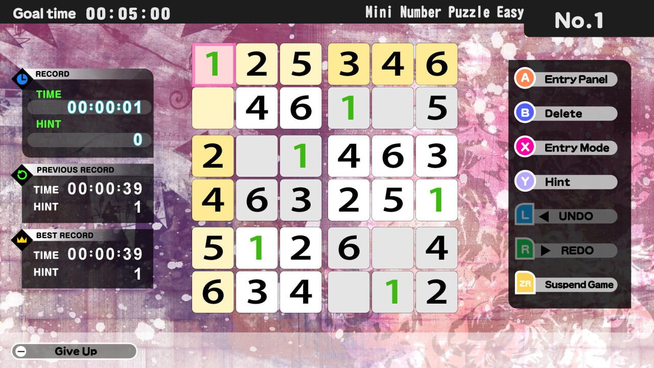 Screenshot for The Number Puzzle