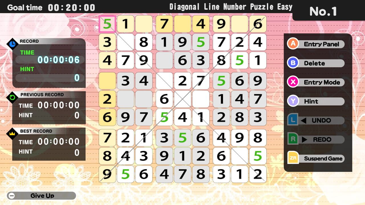 Screenshot for The Number Puzzle