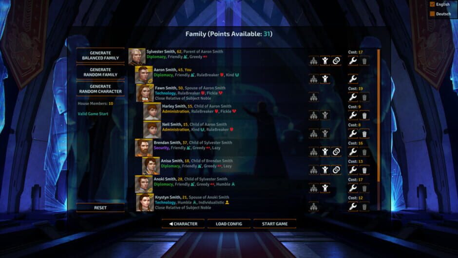 Screenshot for Star Dynasties Bloodlines