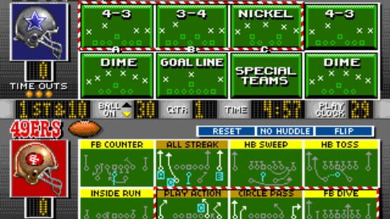 Screenshot for Madden NFL '94