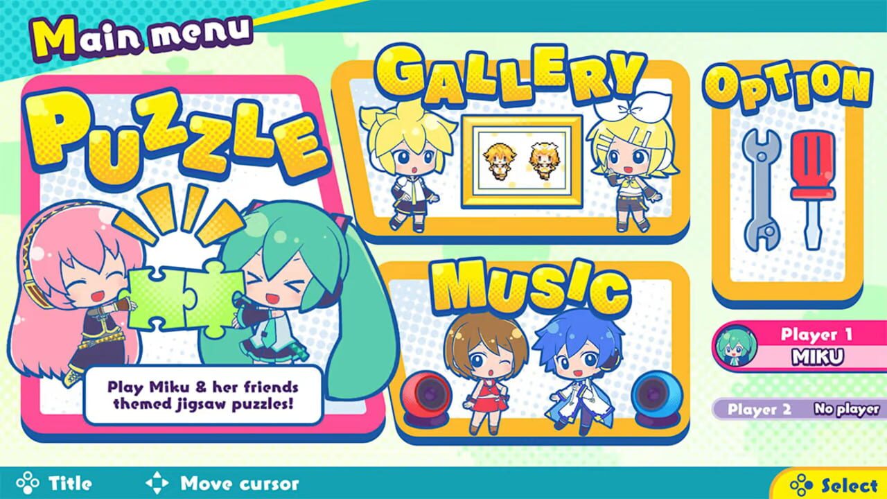 Screenshot for Hatsune Miku Jigsaw Puzzle