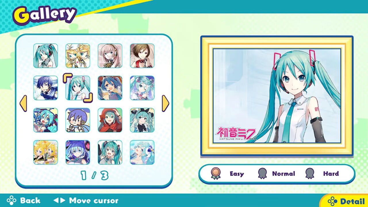 Screenshot for Hatsune Miku Jigsaw Puzzle