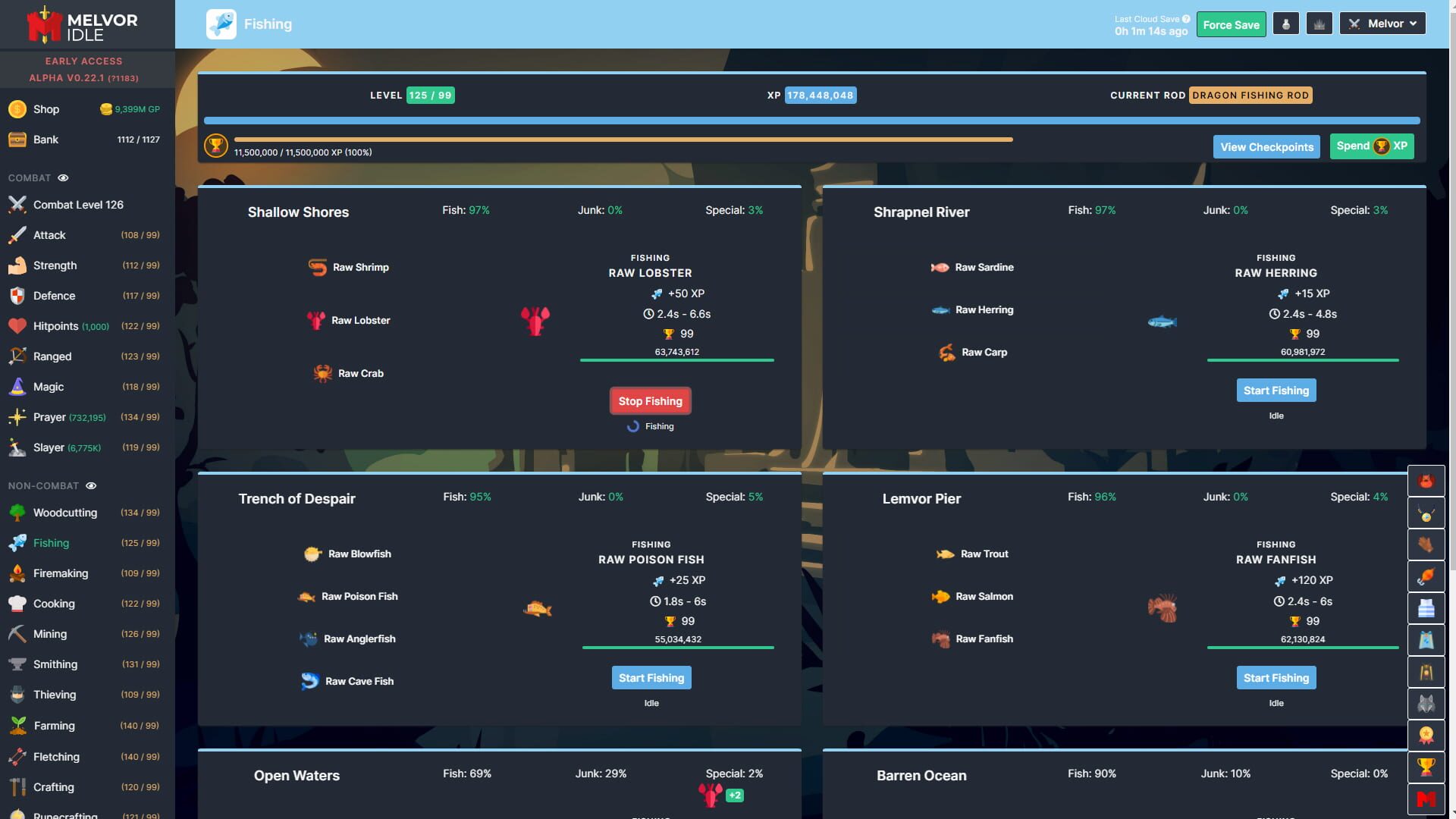 Screenshot for Melvor Idle
