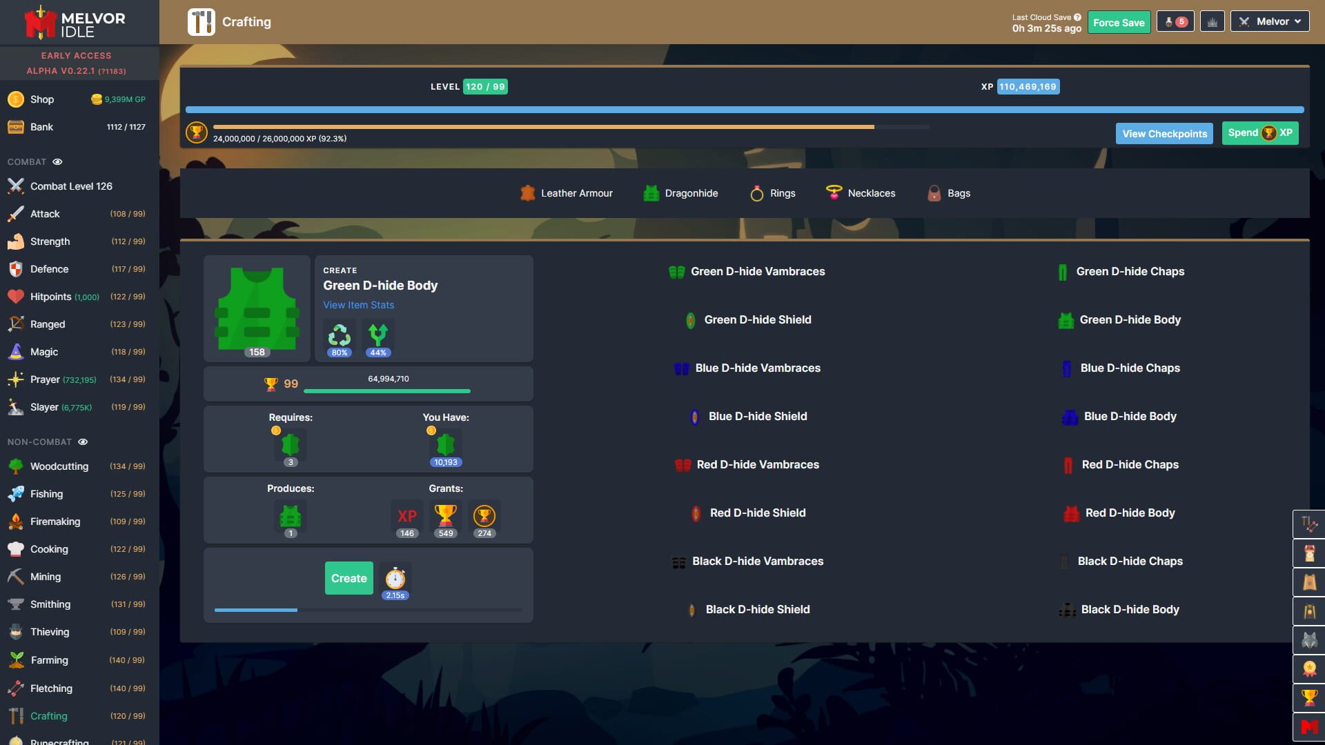 Screenshot for Melvor Idle