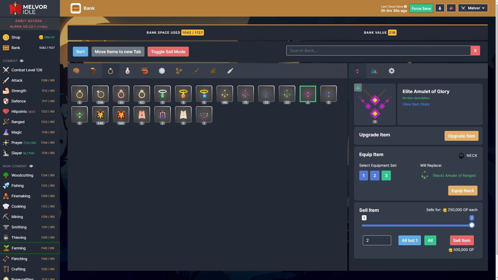 Screenshot for Melvor Idle